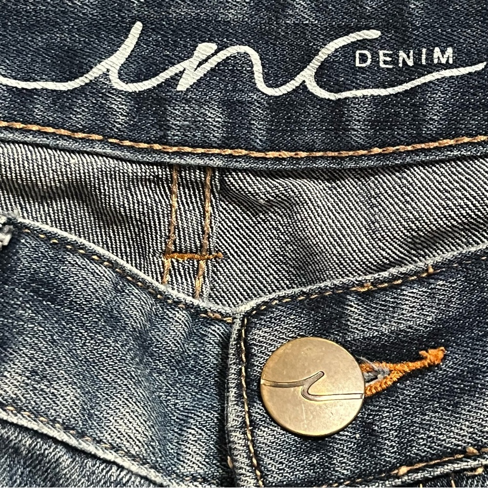 Inc Studded Denim Shorts 2 - Picture 2 of 9